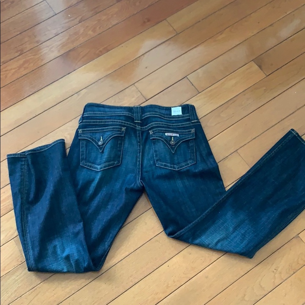 Y2K Low-rise Dark-wash Bootcut Jeans- HUDSON
